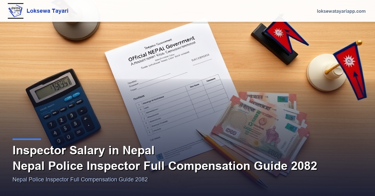 Inspector Salary in Nepal — Nepal Police Inspector Full Compensation Guide 2082