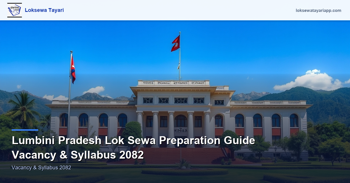 Lumbini Province Public Service Preparation Guide — Vacancy & Syllabus 2082