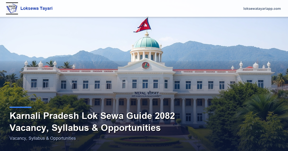 Karnali Province Public Service Guide 2082 — Vacancy, Syllabus & Opportunities
