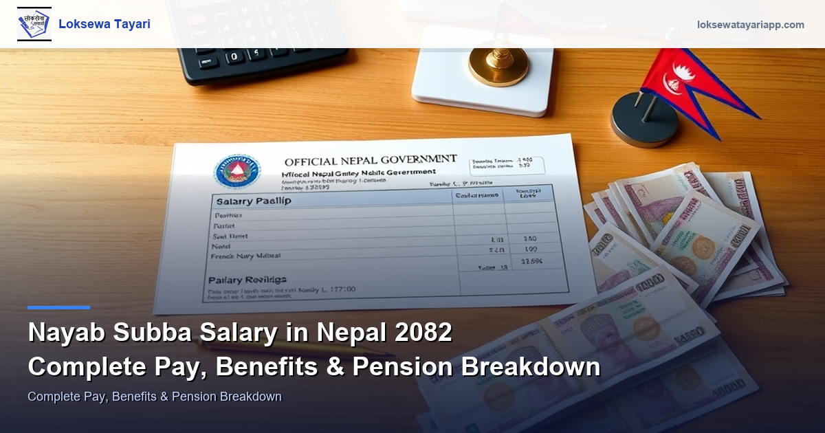 Nayab Subba Salary in Nepal 2082 — Complete Pay, Benefits & Pension Breakdown