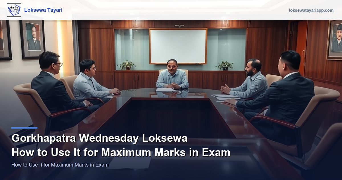 Gorkhapatra Wednesday Loksewa — How to Use It for Maximum Marks in Exam