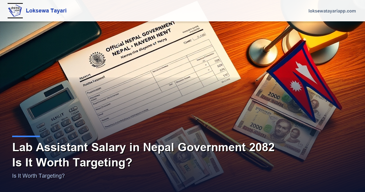 Lab Assistant Salary in Nepal Government 2082 — Is It Worth Targeting?