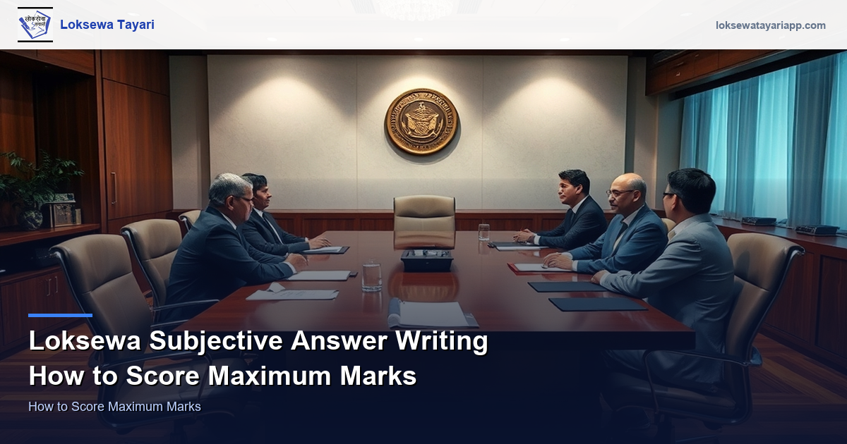 Loksewa Subjective Answer Writing — How to Score Maximum Marks