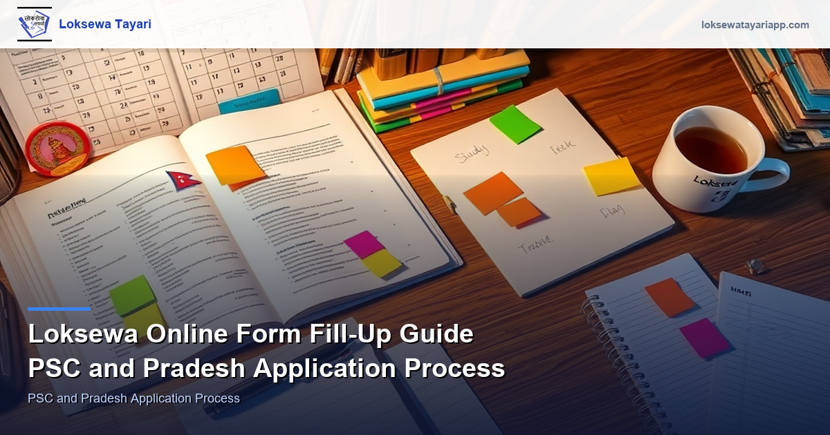 Loksewa Online Form Fill-Up Guide — PSC and Province Application Process