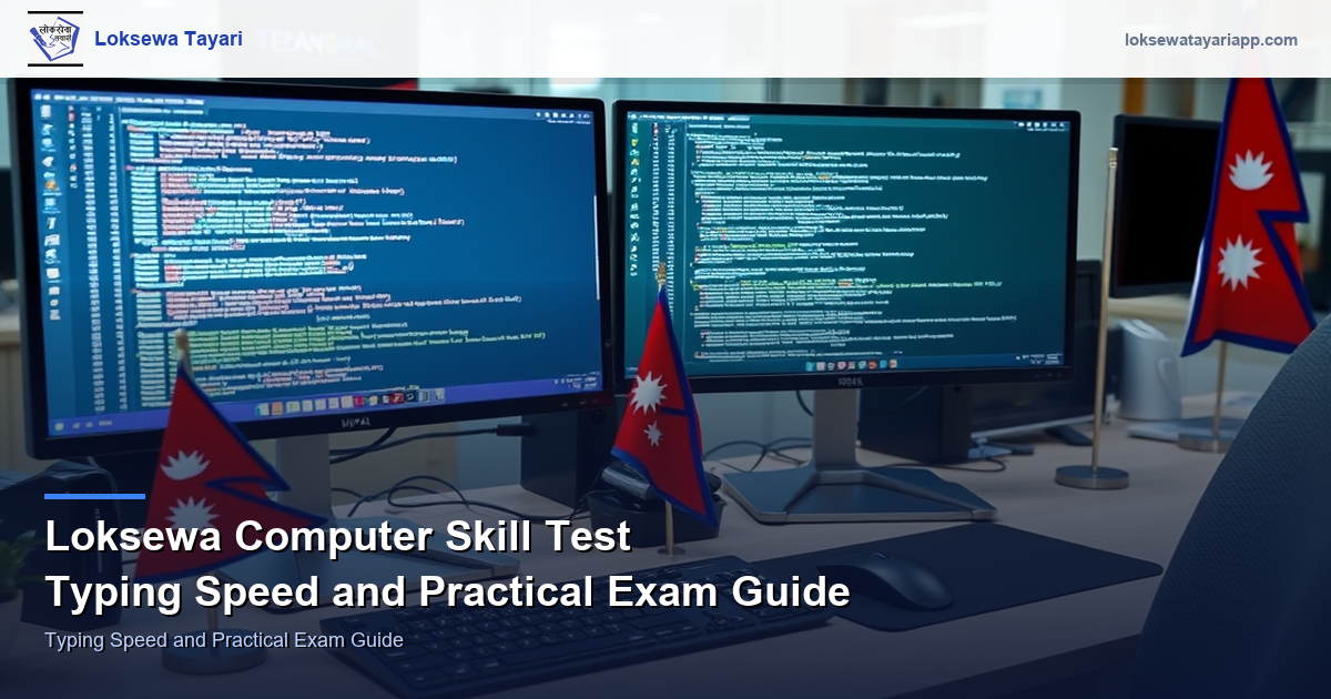 Loksewa Computer Skill Test — Typing Speed and Practical Exam Guide